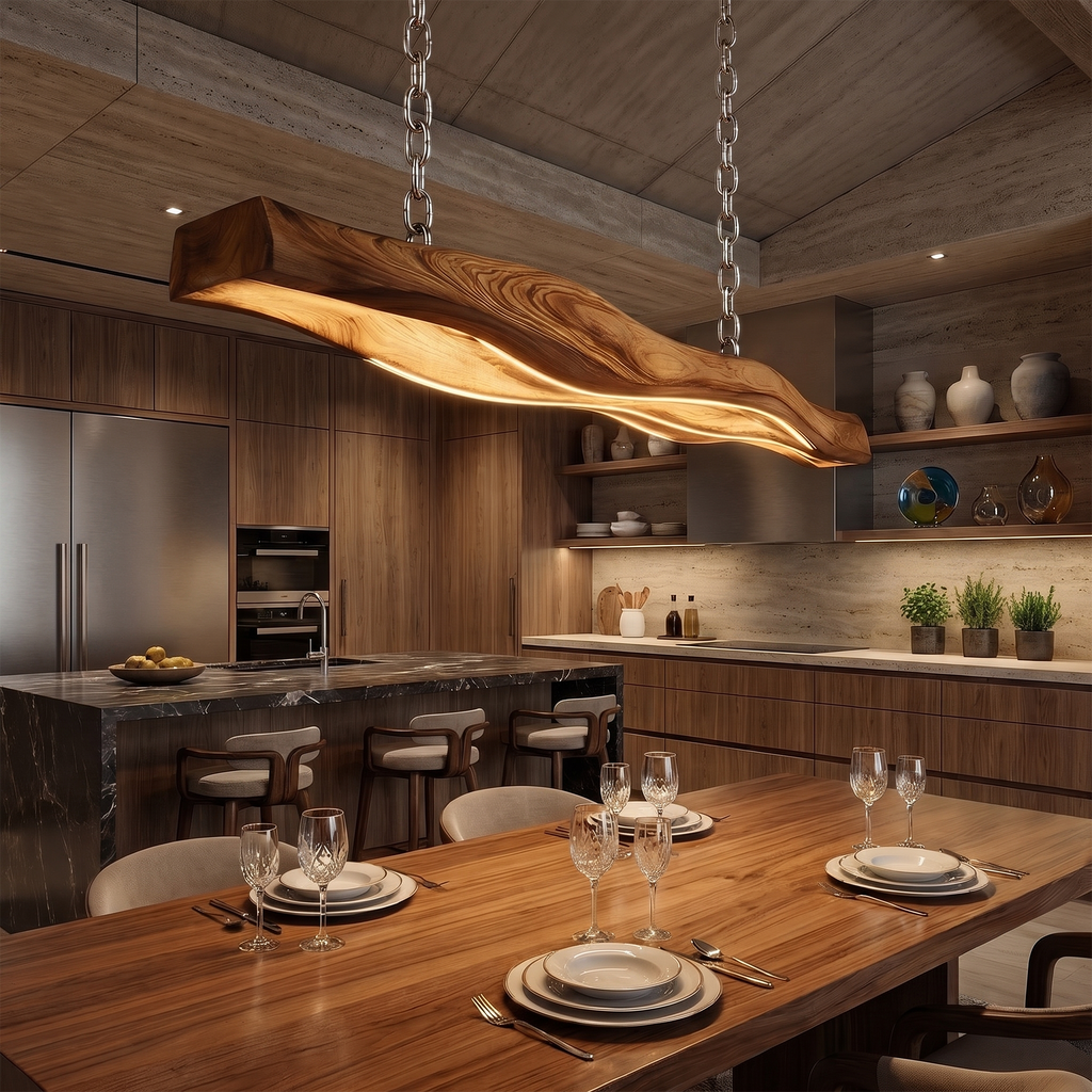 Rustic Table Lamp Bar Counter Cafe Interior Cozy Corner Space