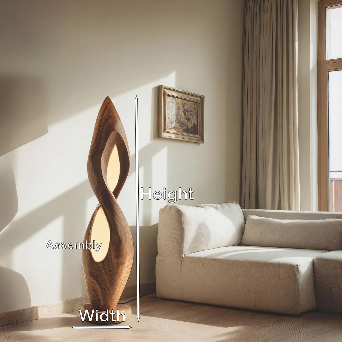 Contemporary Floor Lamp For Living Room Interior