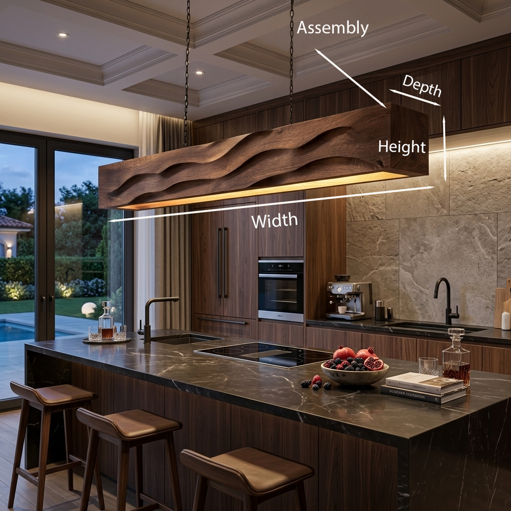 Elegant Pendant Light Combining Modern Design For Kitchen