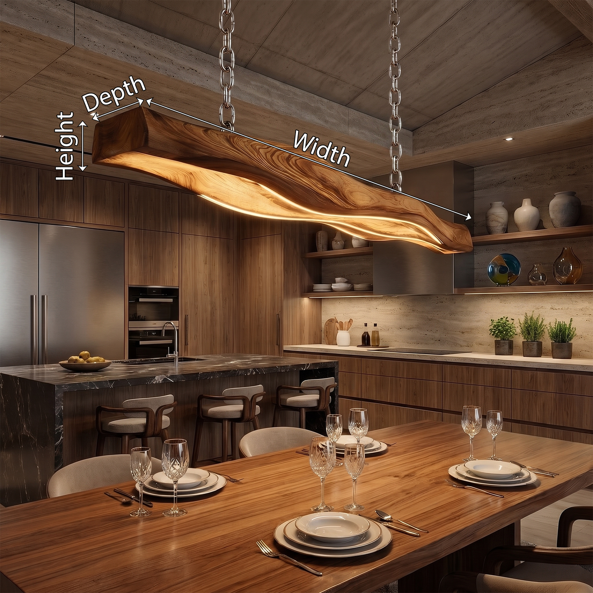 Rustic Table Lamp Bar Counter Cafe Interior Cozy Corner Space
