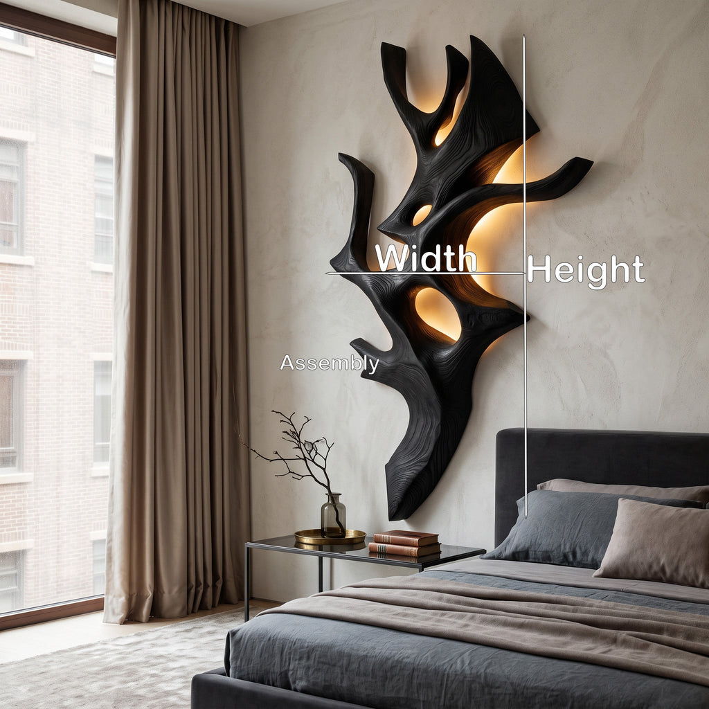 Architectural Wall Light With Integrated LED For Bedroom