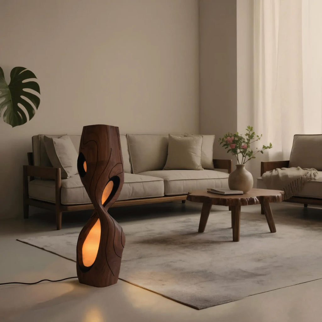Modern Sculptural Floor Lamp For Living Room Or Bedroom