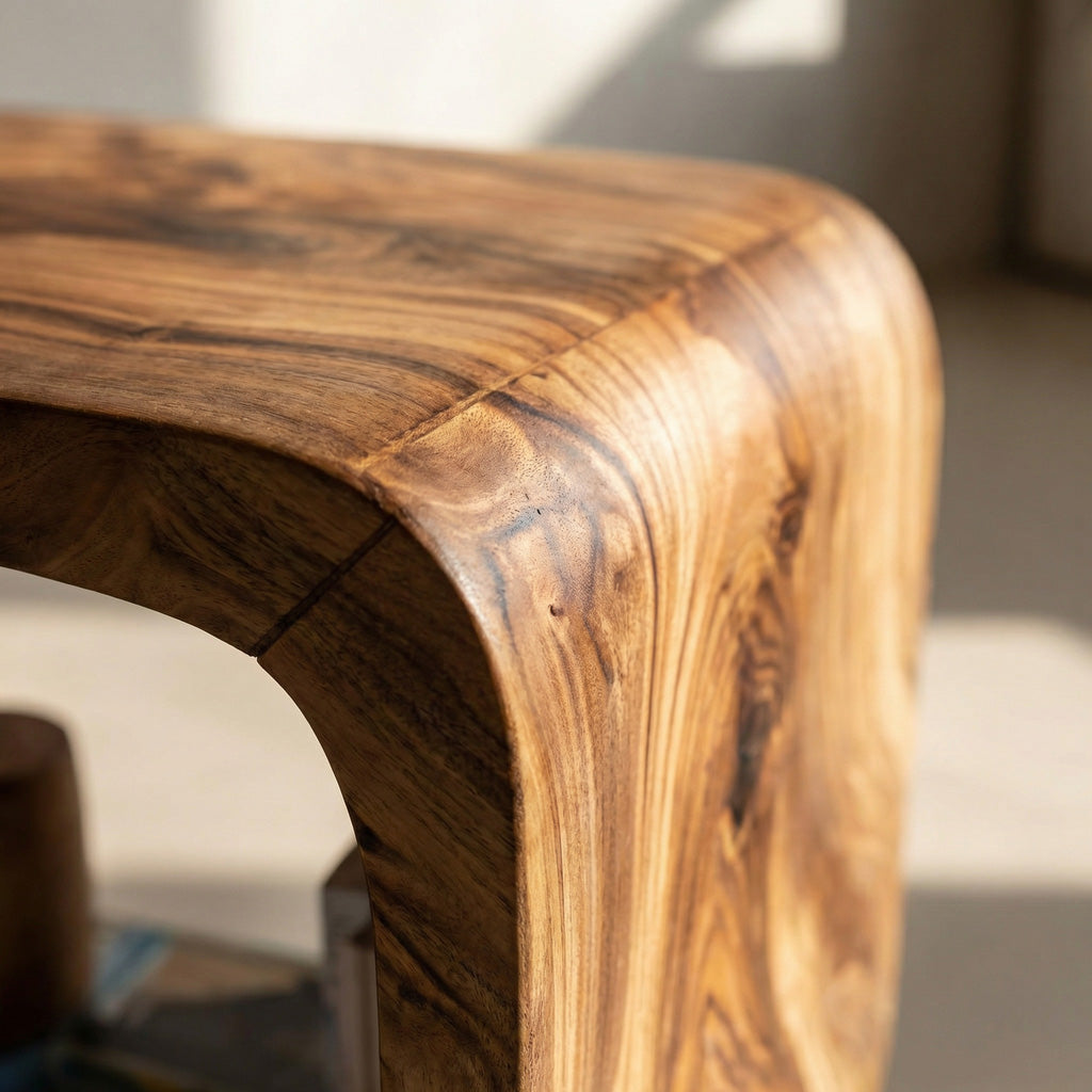 Scandinavian Wood Nightstand For Bedroom Decor