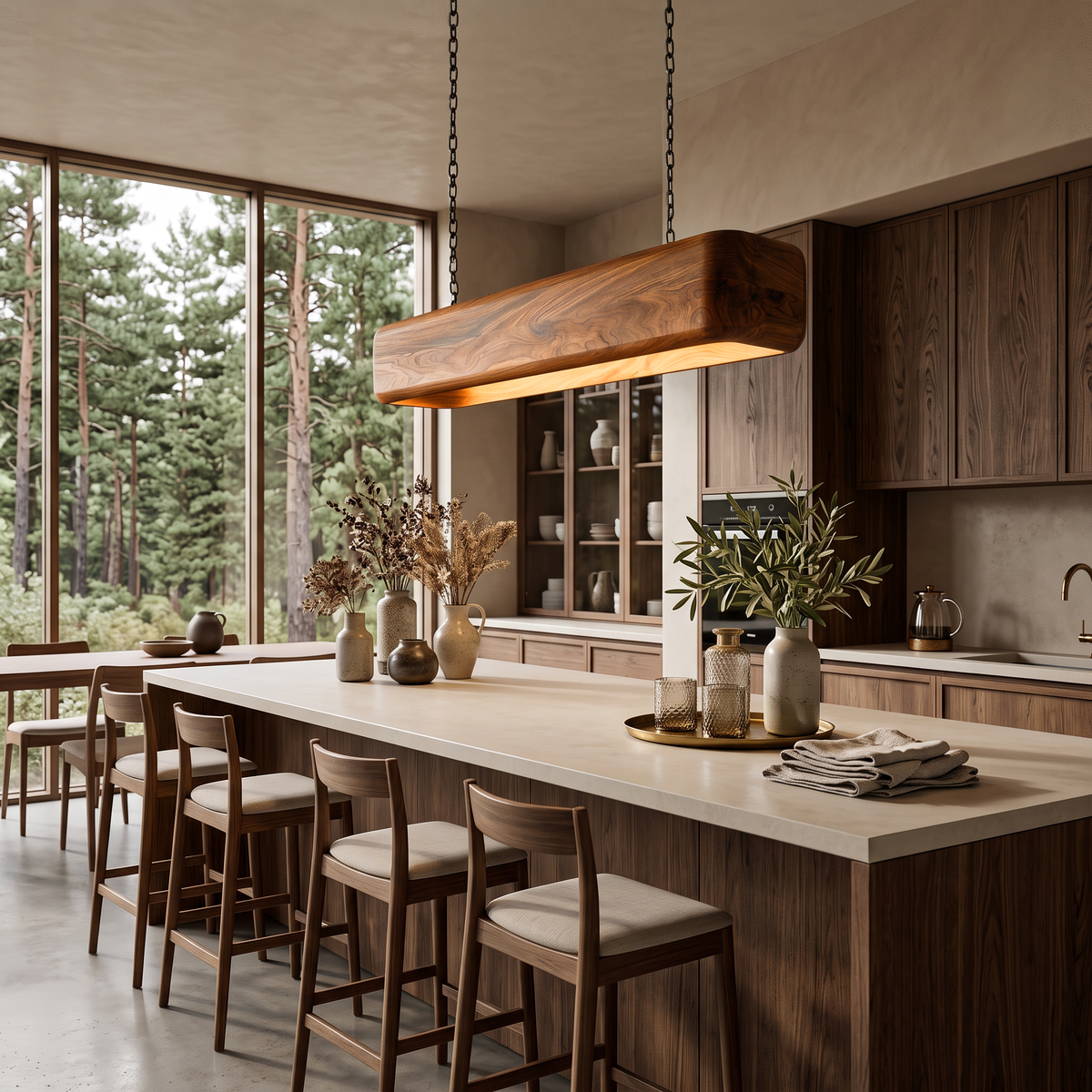 Minimalist Pendant Light Designed For Elegant Dining Table Lighting