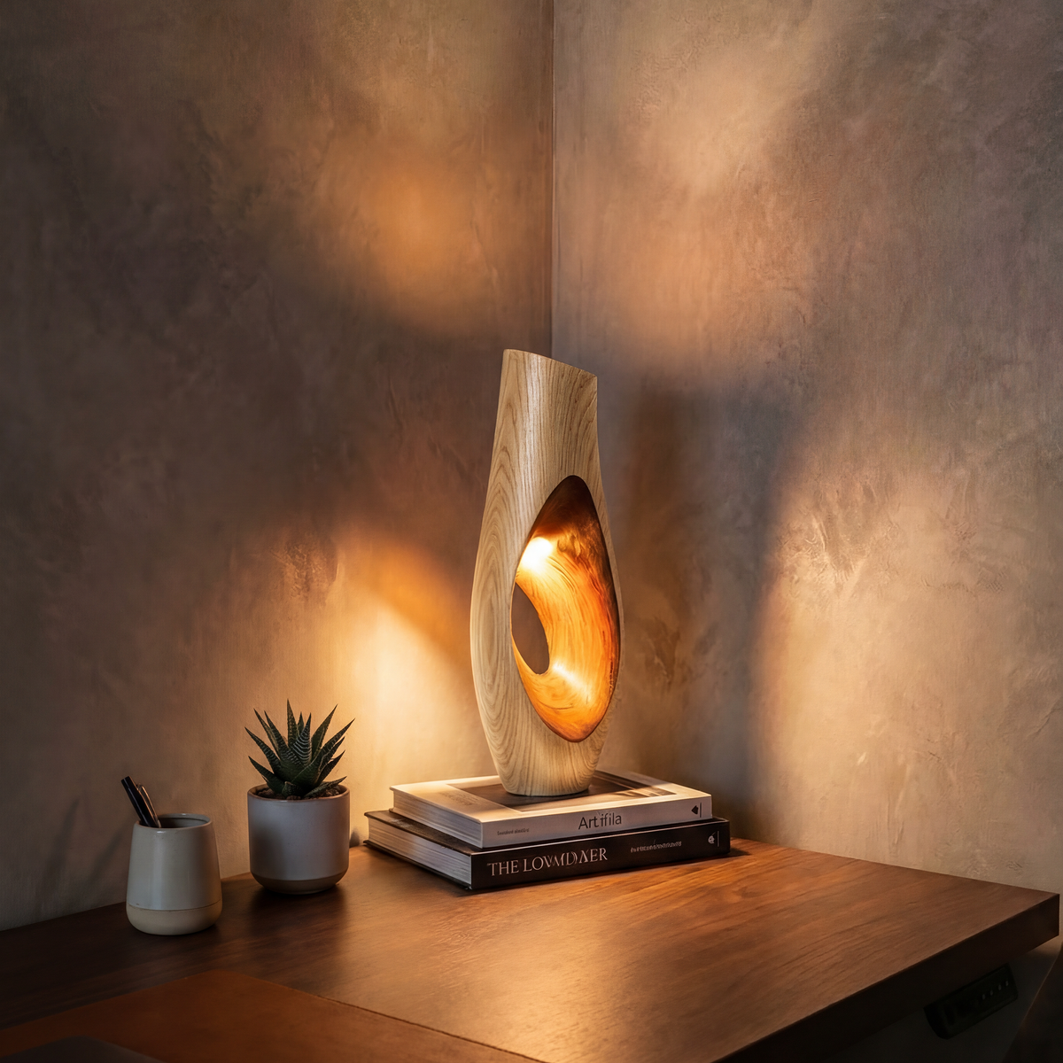 Industrial Decorative Table Lamp Living Room Entryway Hallway Console